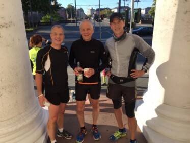 © Lisa Schumacher/Literaturhaus Frankfurt am Main
Frühstückslauf mit Jo Schindler, Renndirektor Frankfurt-Marathon, und Hauke Hückstätt, Leitung Literaturhaus Frankfurt am Main
Frankfurt a. M., 29.9.2015